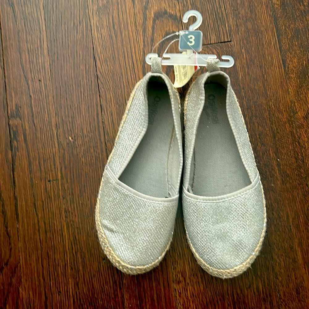 New with tags size 3 espadrilles girls